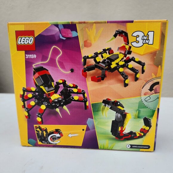 New LEGO Creator 3-in-1 31159 Spider Toy Spider Scorpion Snake Wild Animals Surp - Picture 16 of 16